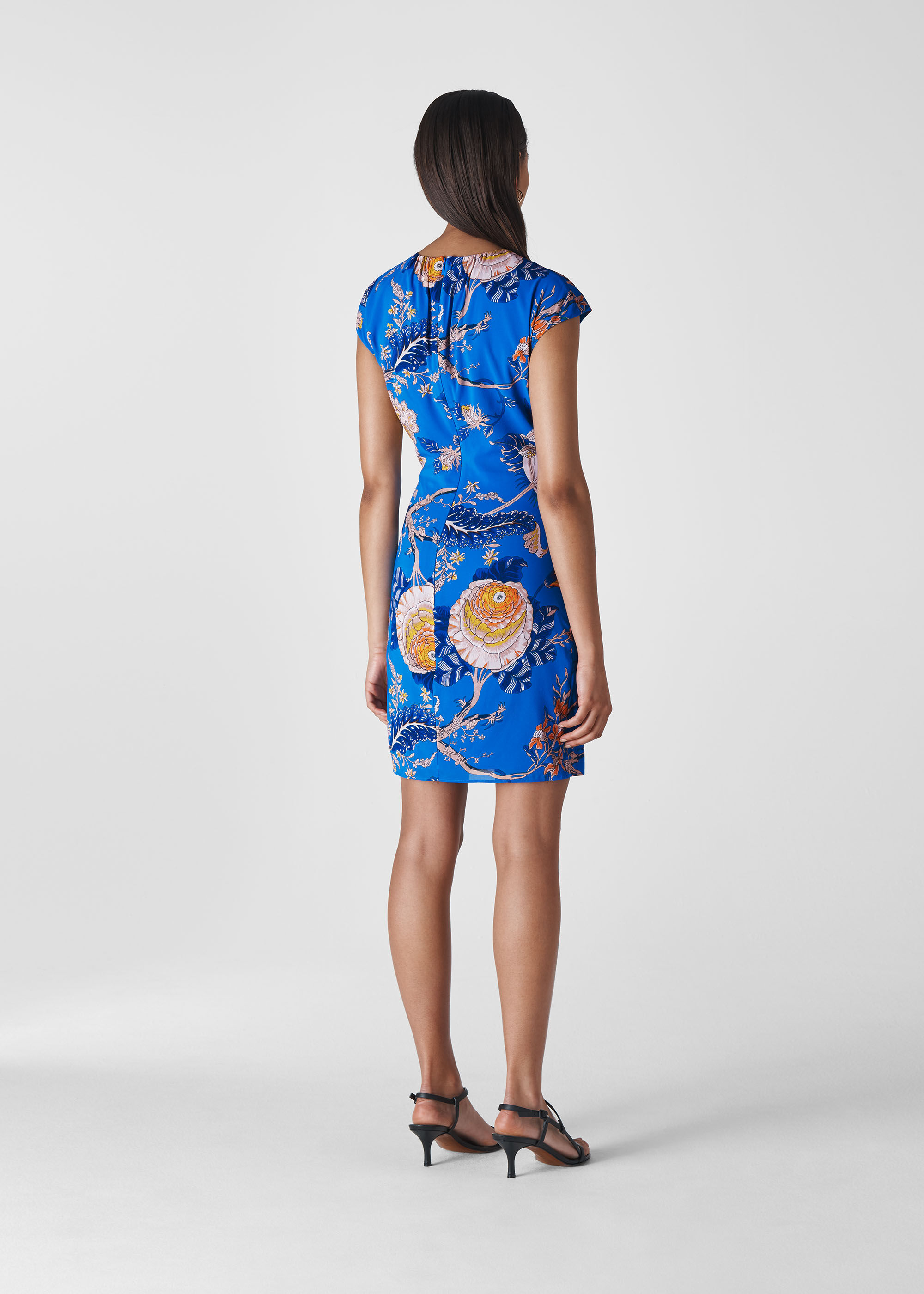 Whistles silk bodycon dress on sale
