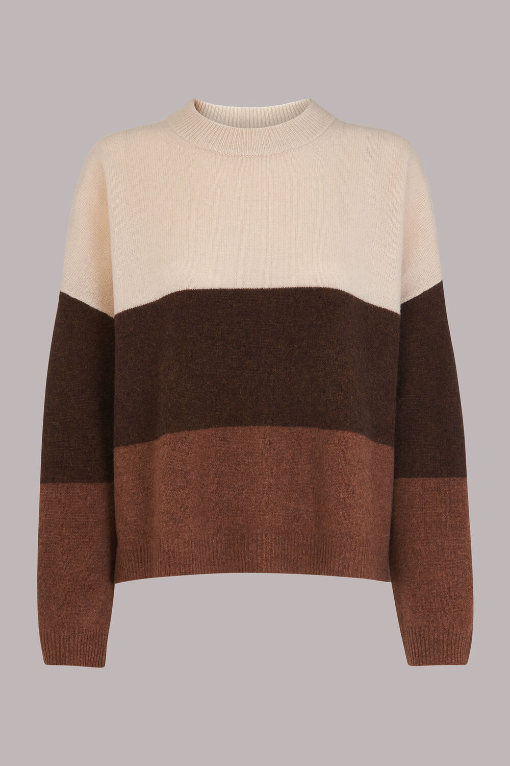 Stripe Knitted Wool Sweater