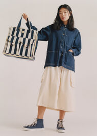 LF Markey Stripe Shopper Bag