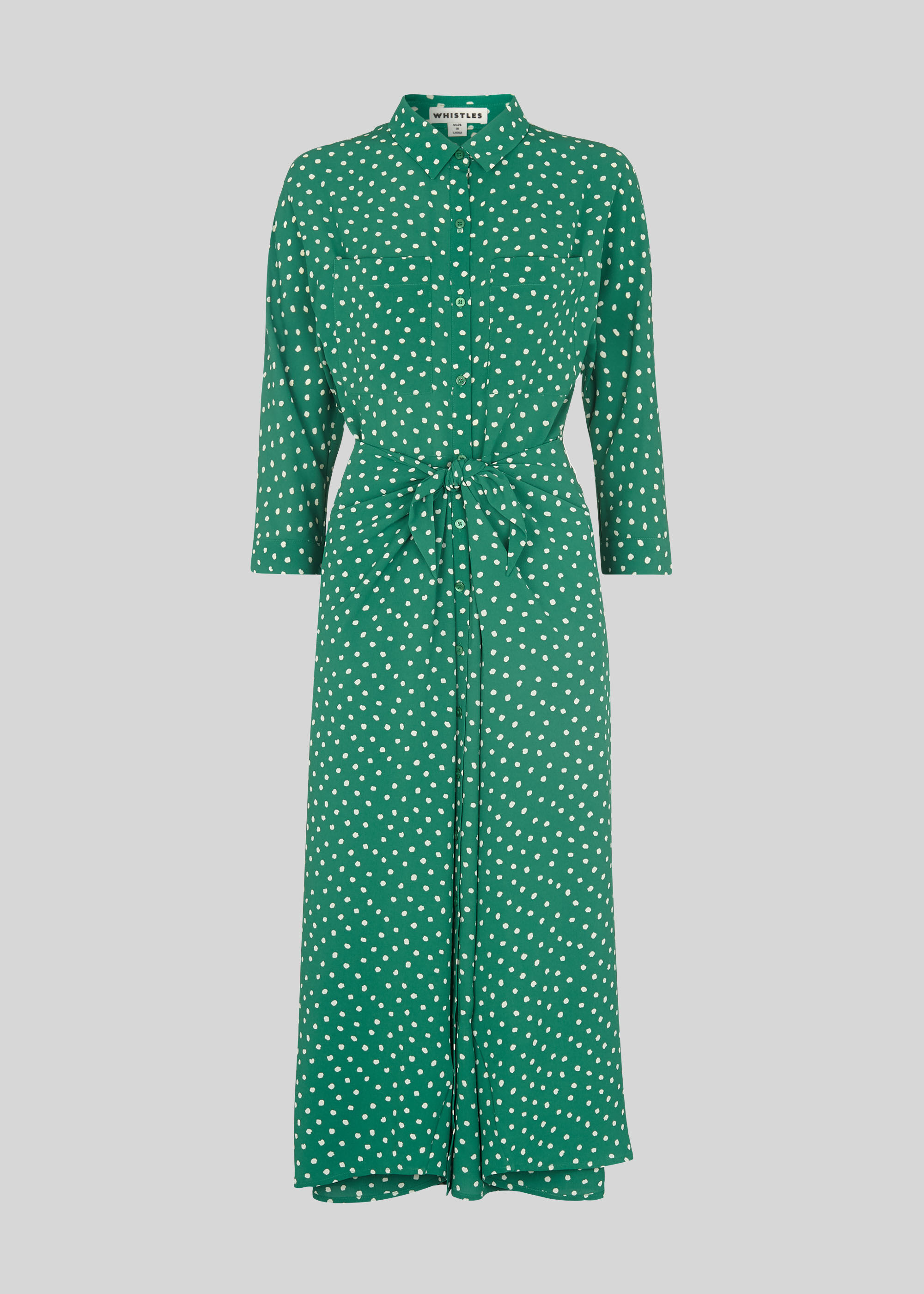 Whistles selma spot dress hot sale
