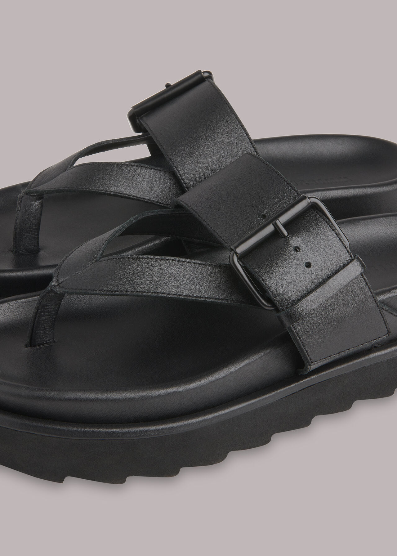 Sutton Toe Post Buckle Sandal