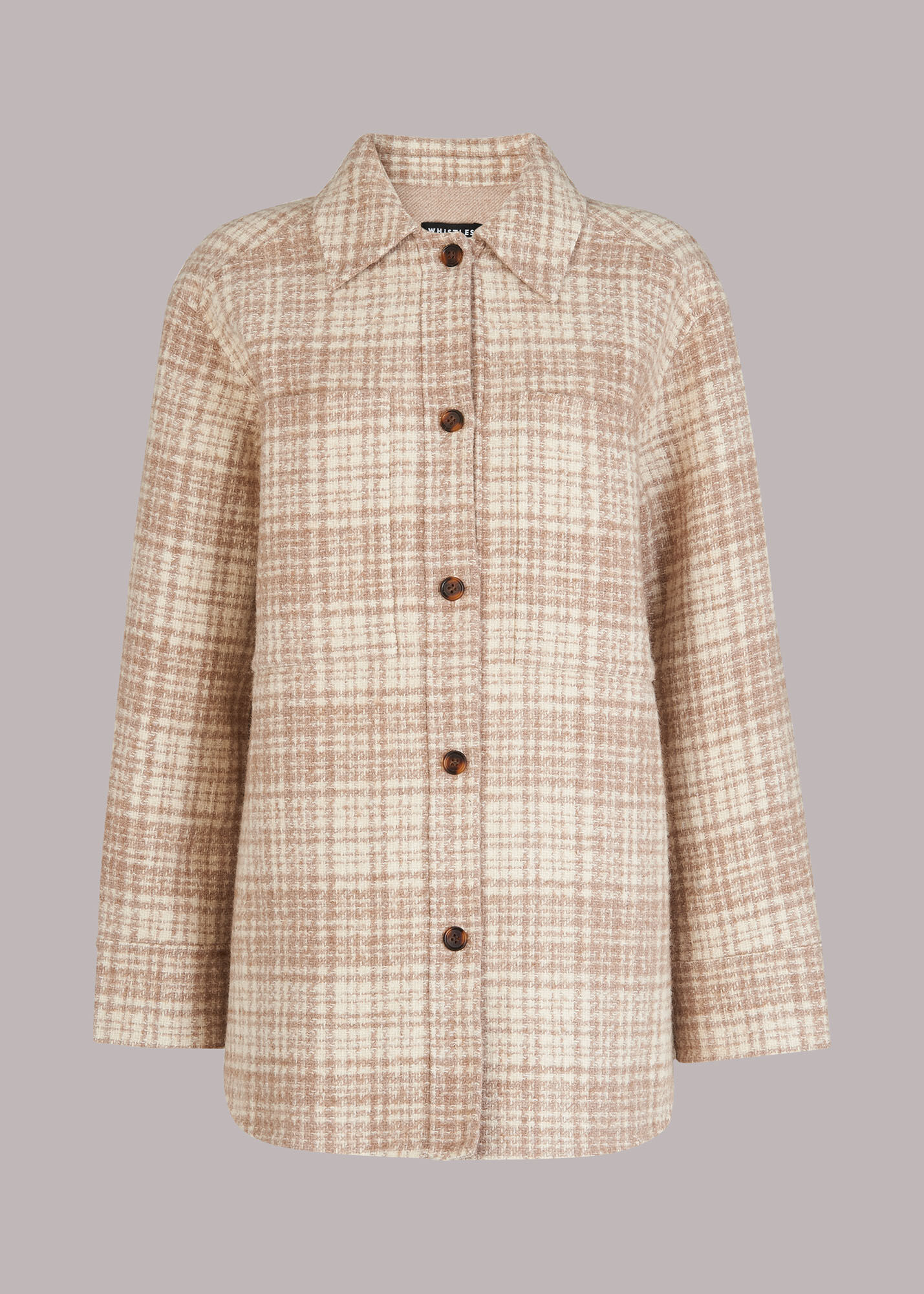 Classic Wool Checked Overshirt |