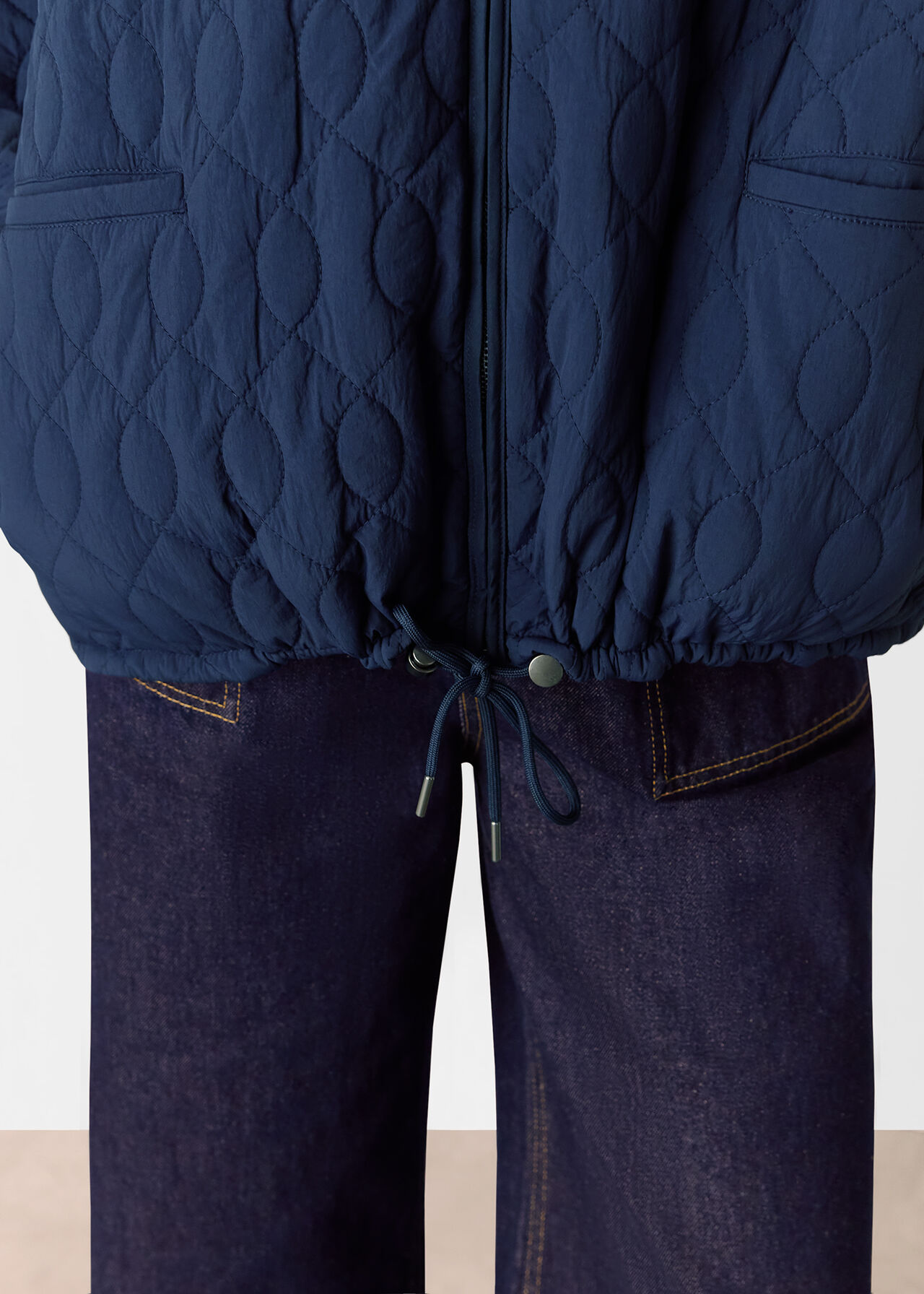 Nia Drawstring Quilted Jacket