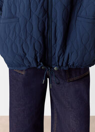 Nia Drawstring Quilted Jacket