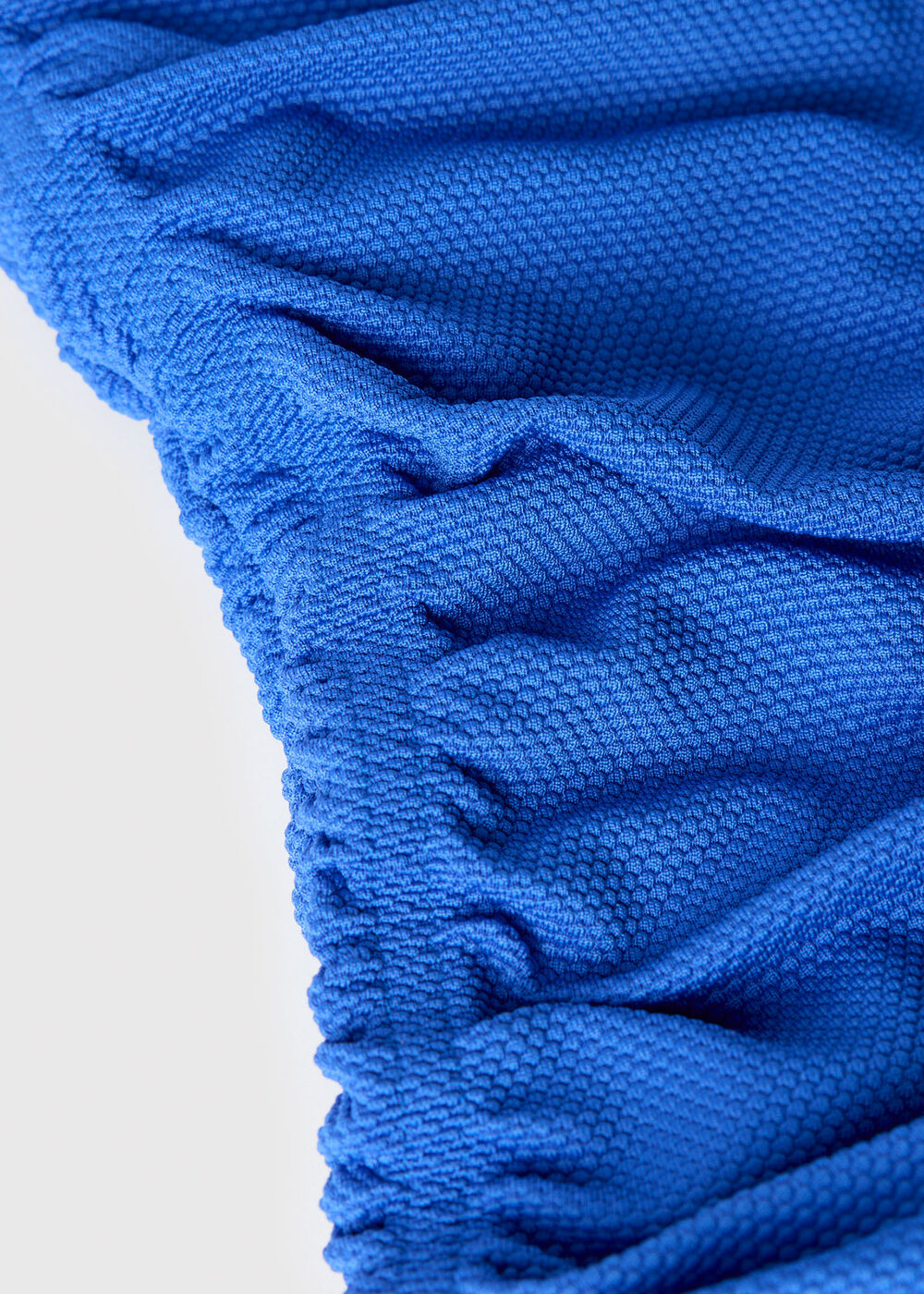 Textured Side Ruched Swimsuit