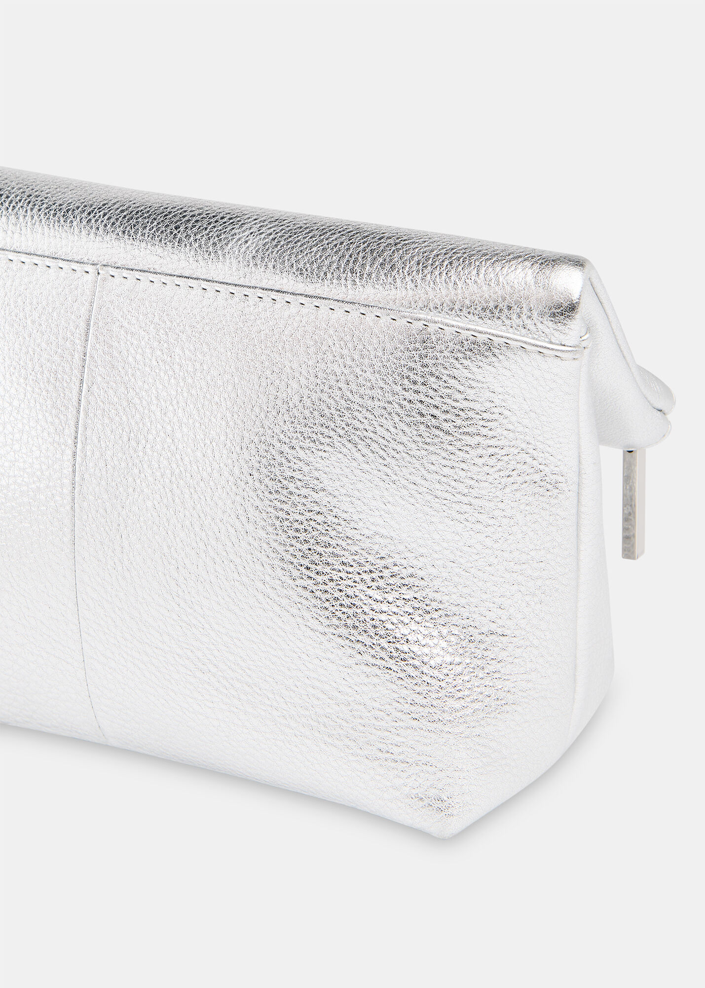 Silver Cecilia Make Up Bag