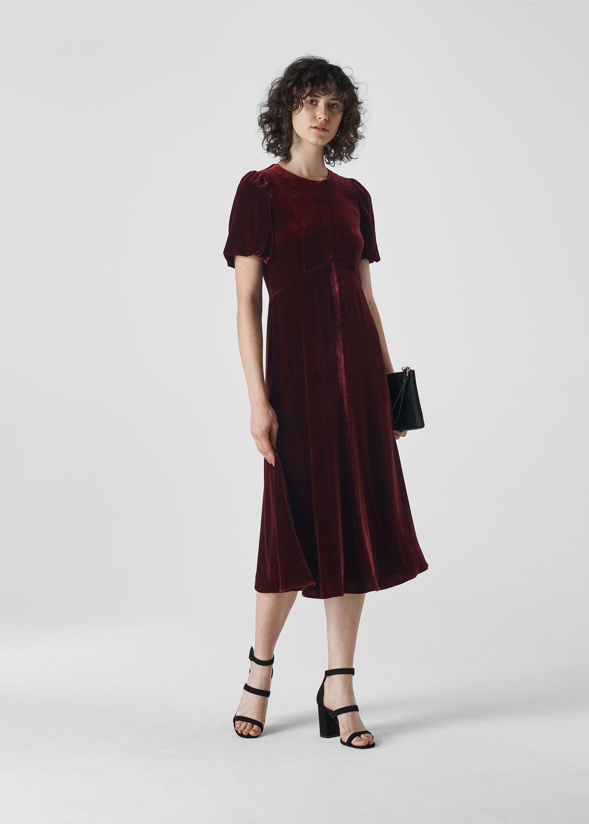 Red velvet on sale dress uk