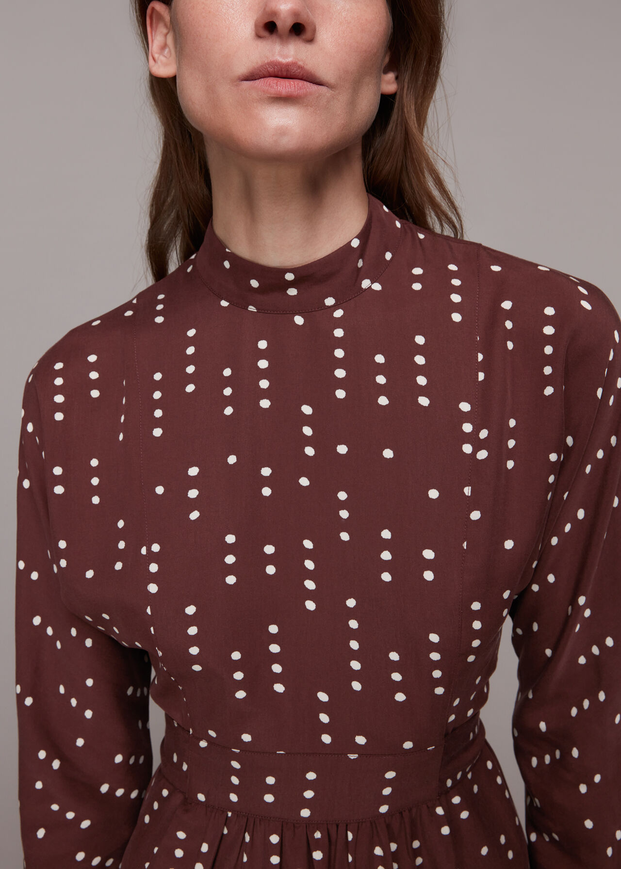 Theodora Dash Dot Print Dress