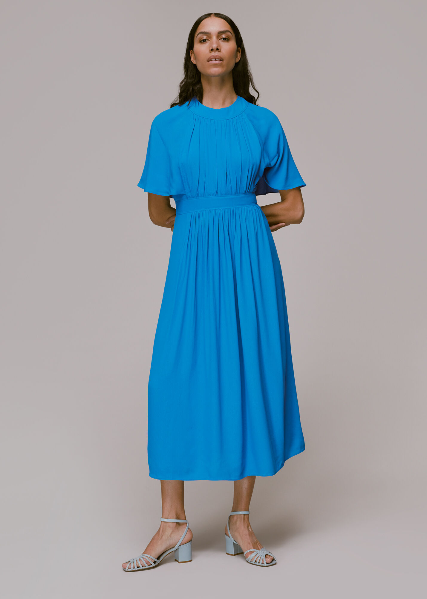 Cape sleeve dress plus size new arrivals