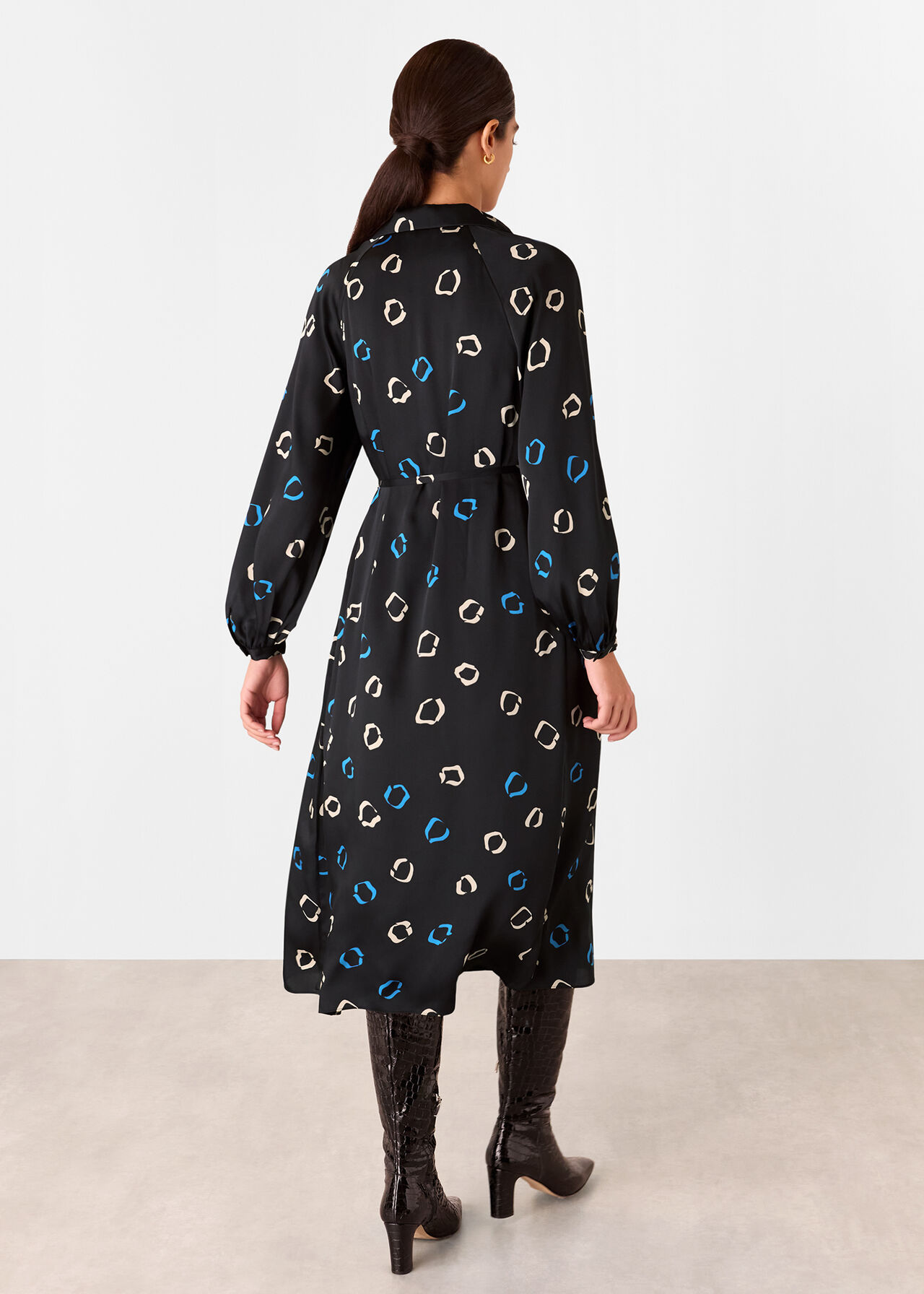 Scattered Hoops Midi Dress