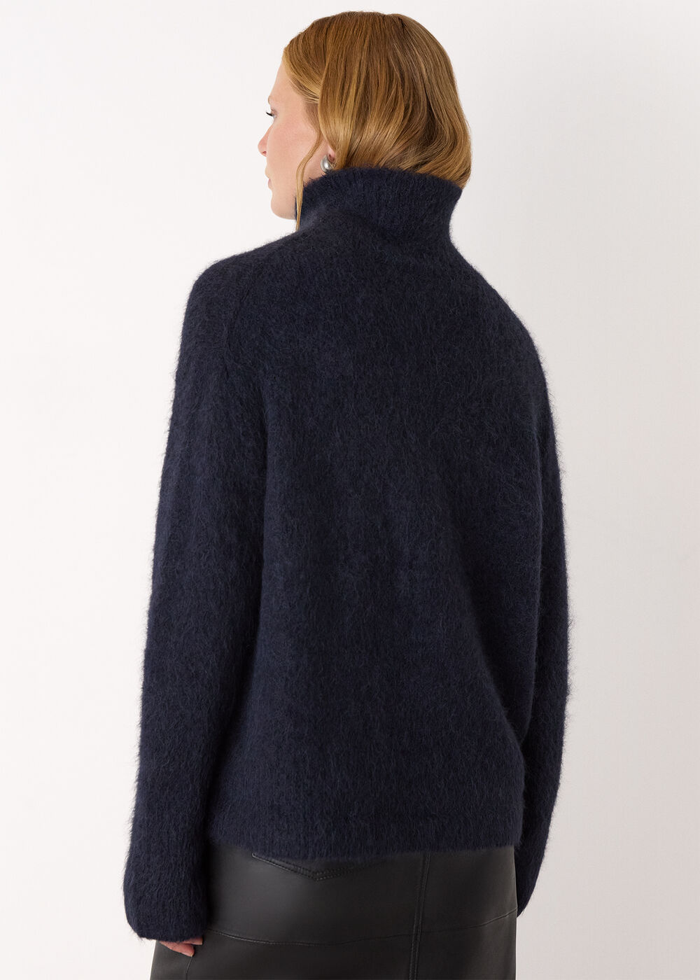 Alpaca Blend Funnel Knit