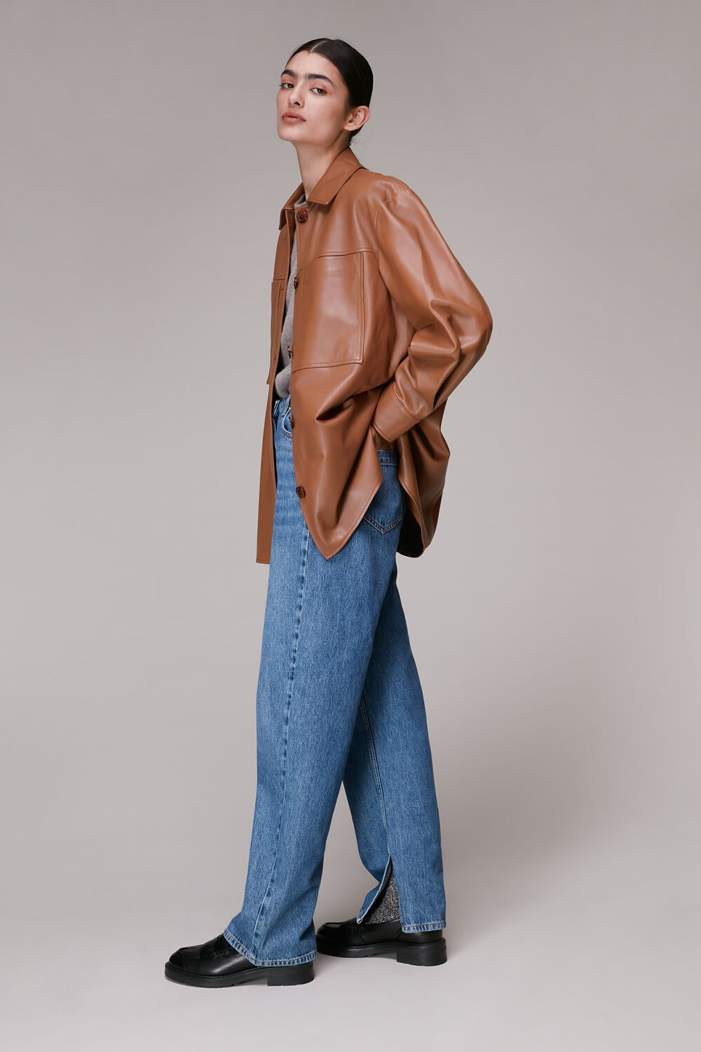 Cady Leather Pocket Overshirt