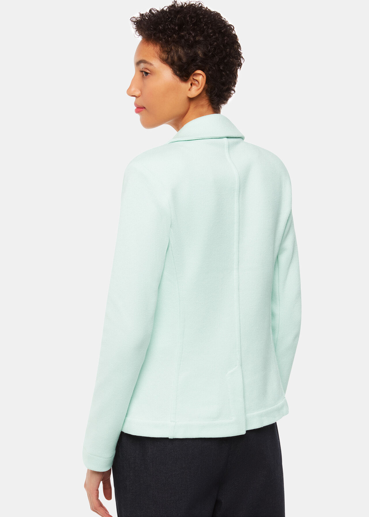 Slim Fit Jersey Jacket