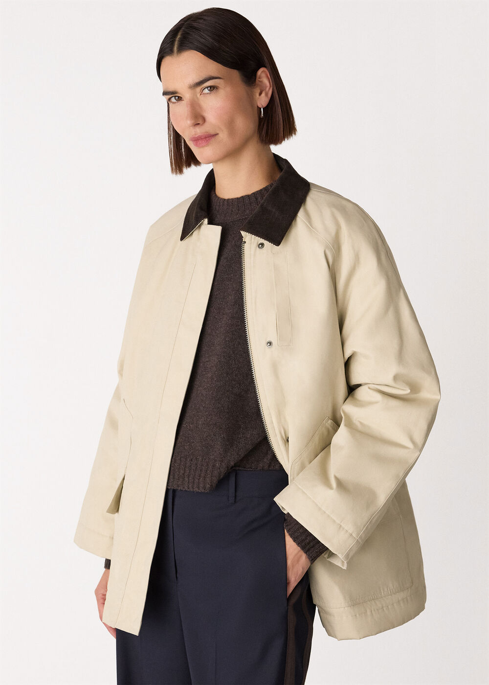 Fern Waxed Barn Jacket