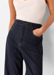 Petite Stretch Barrel Leg Jean