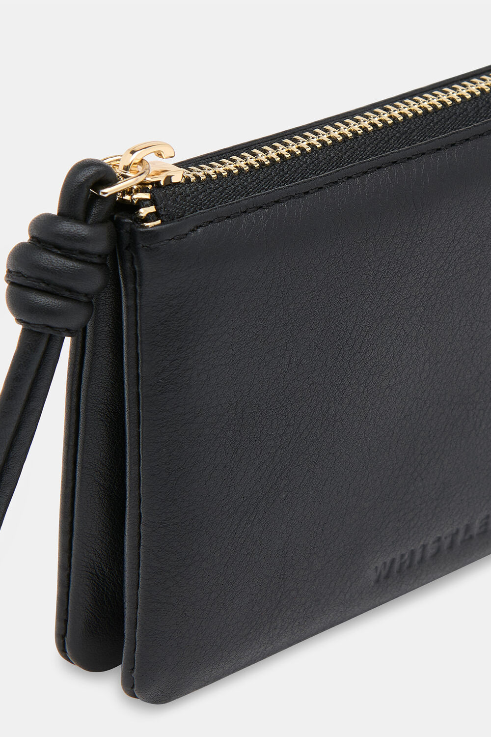 Knotted Zip Pull Purse