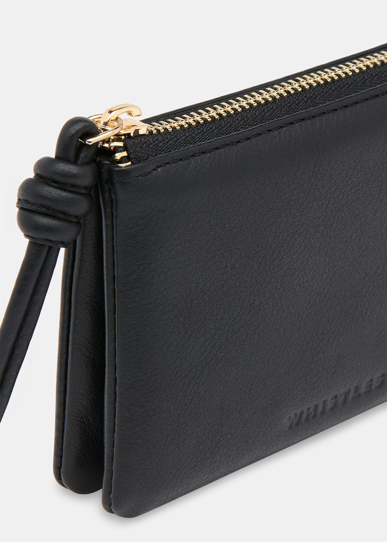 Knotted Zip Pull Purse