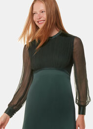 Gathered Bodice Maxi Dress