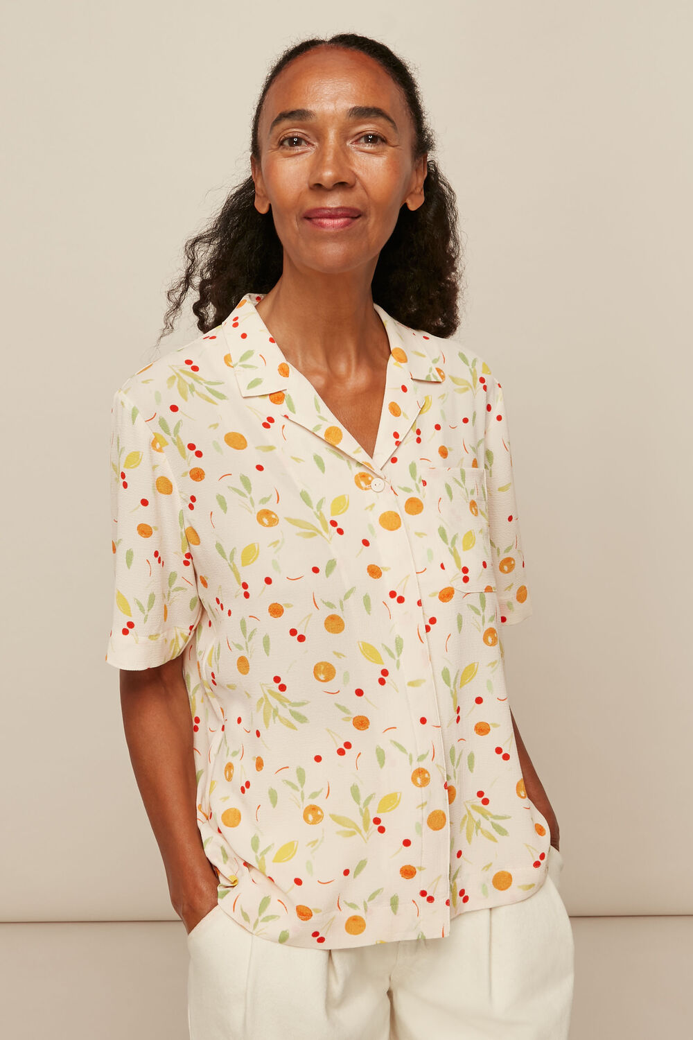 Fruit Print Shirt
