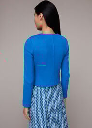 Jersey Collarless Jacket
