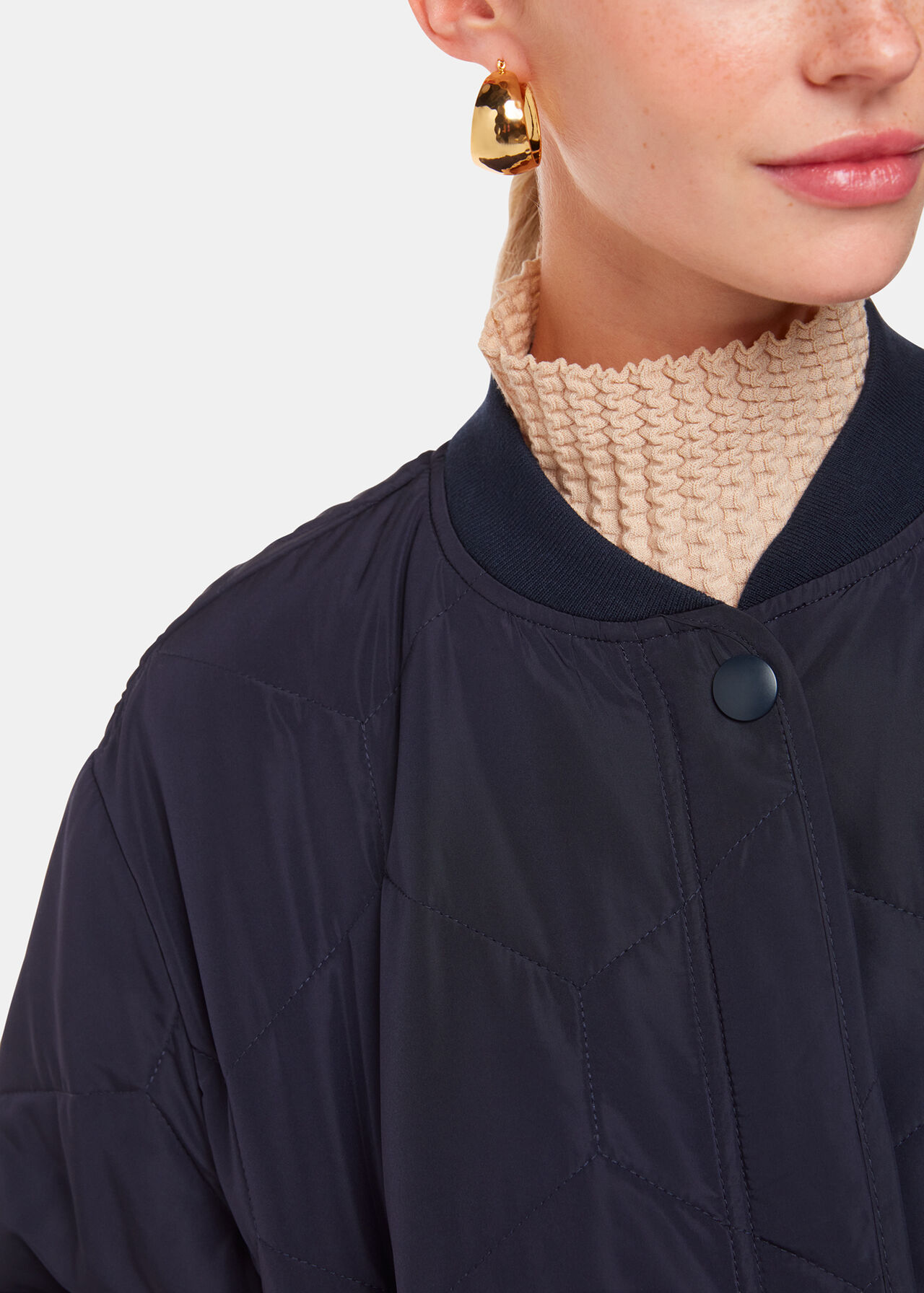 Ida Short Quilted Coat
