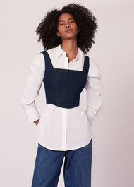 Nina Chambray Denim Corset