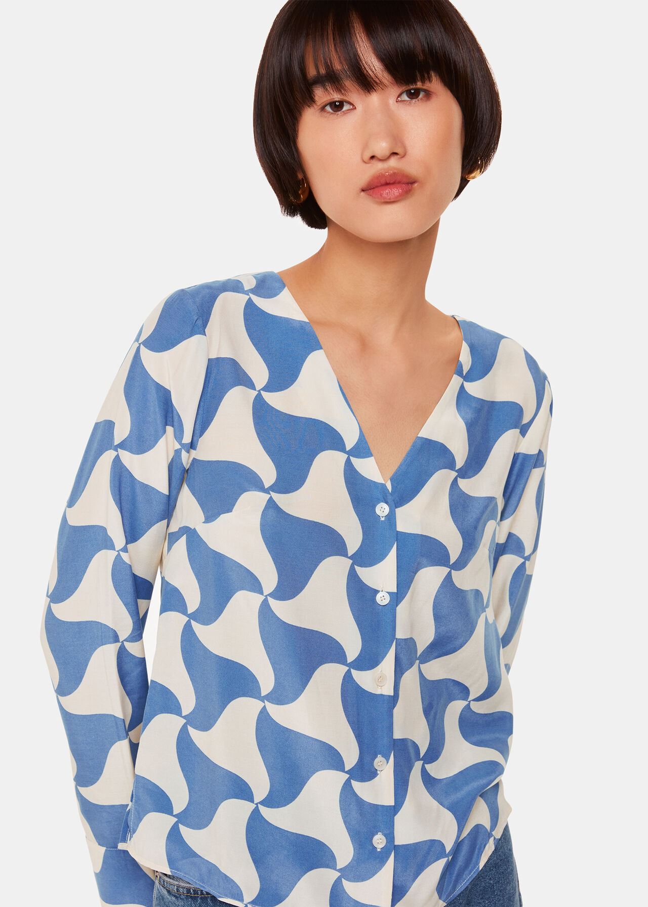 Spun Triangle Blouse