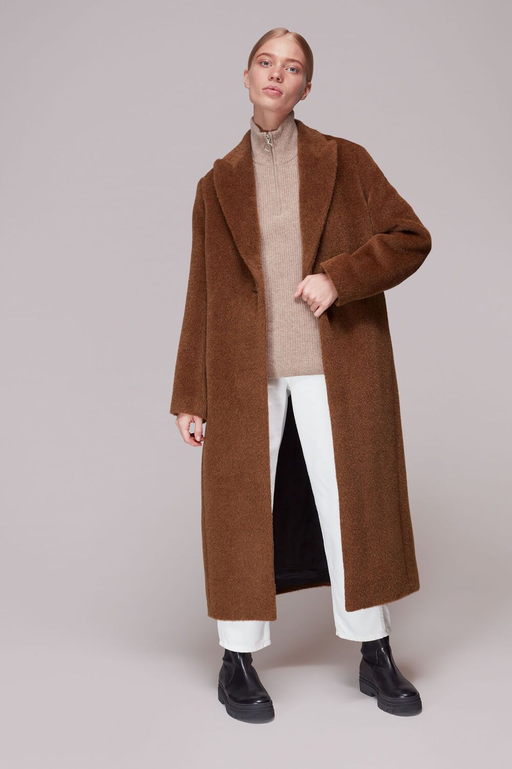 Emma Alpaca Mix Luxe Coat