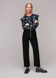 Hollie Button Front Cord Jean