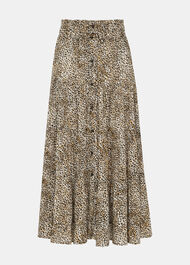 Ink Spot Crinkle Skirt