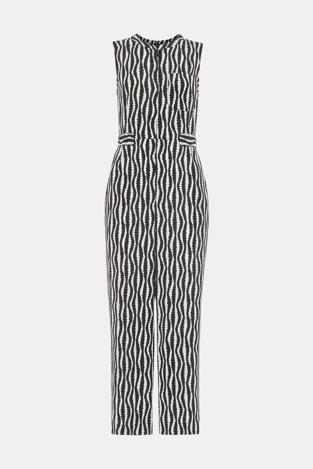 Black Optical Rope Josie Jumpsuit