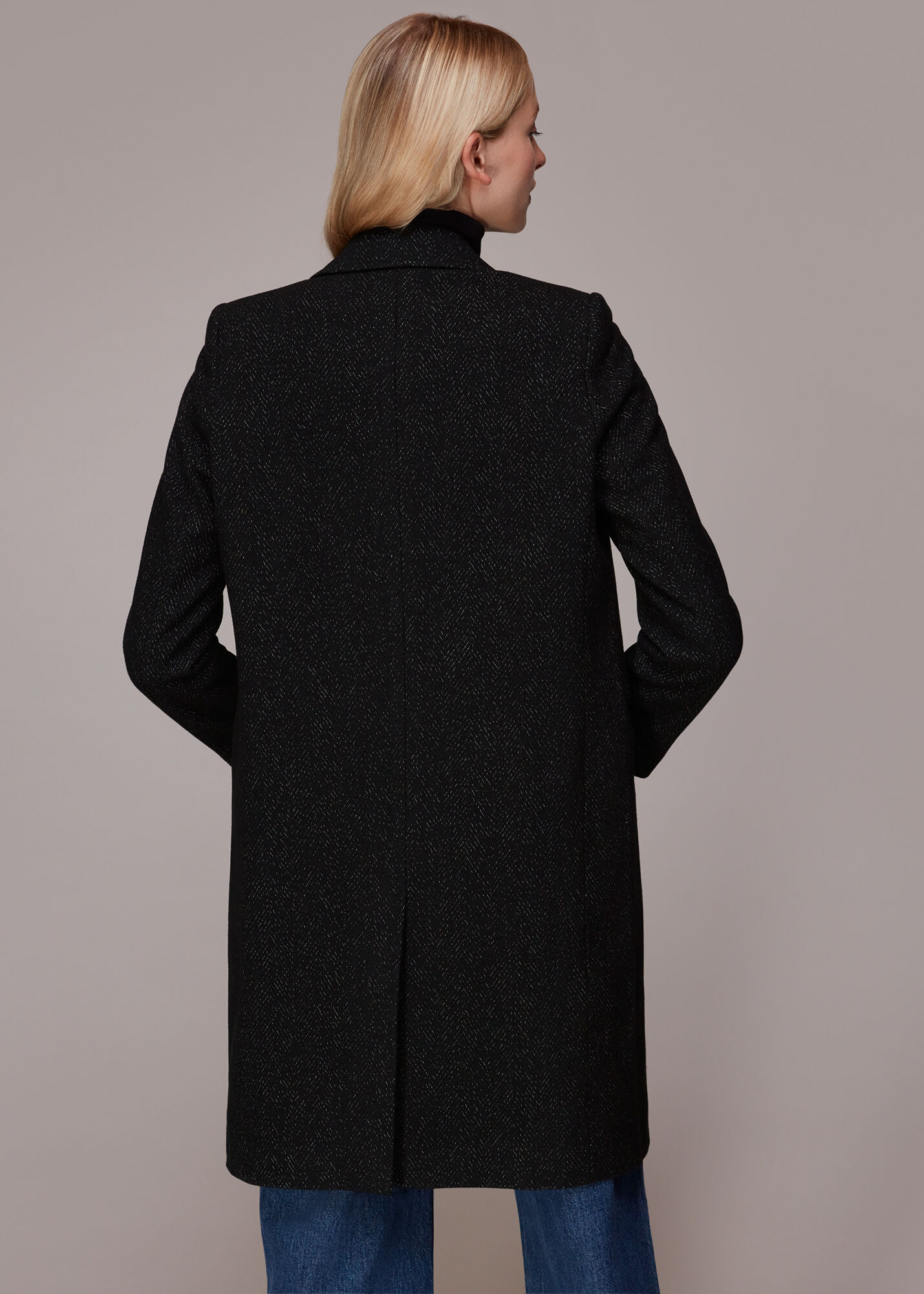 Whistles slim clearance drawn coat