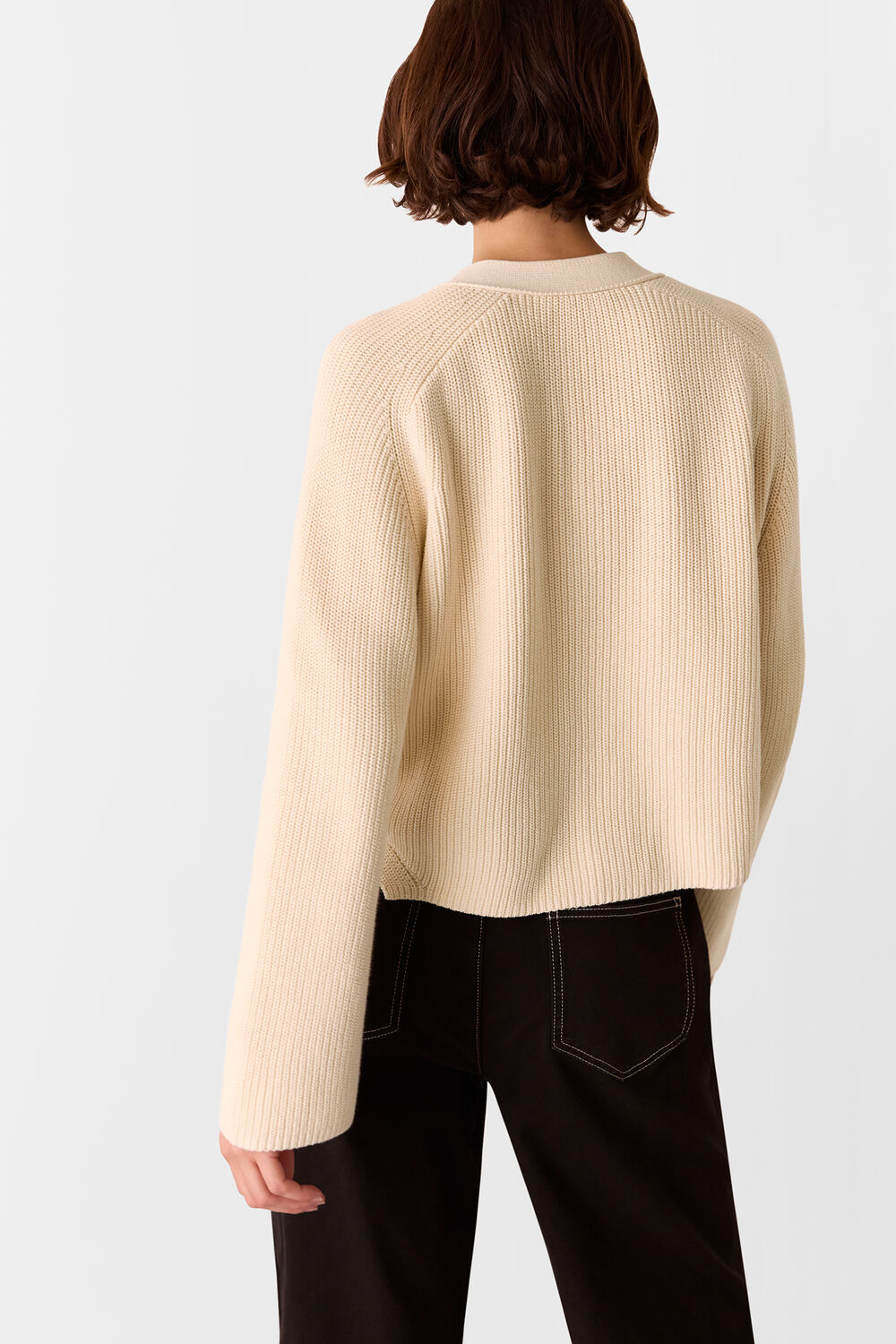 Ivory Nala Cotton Cardigan