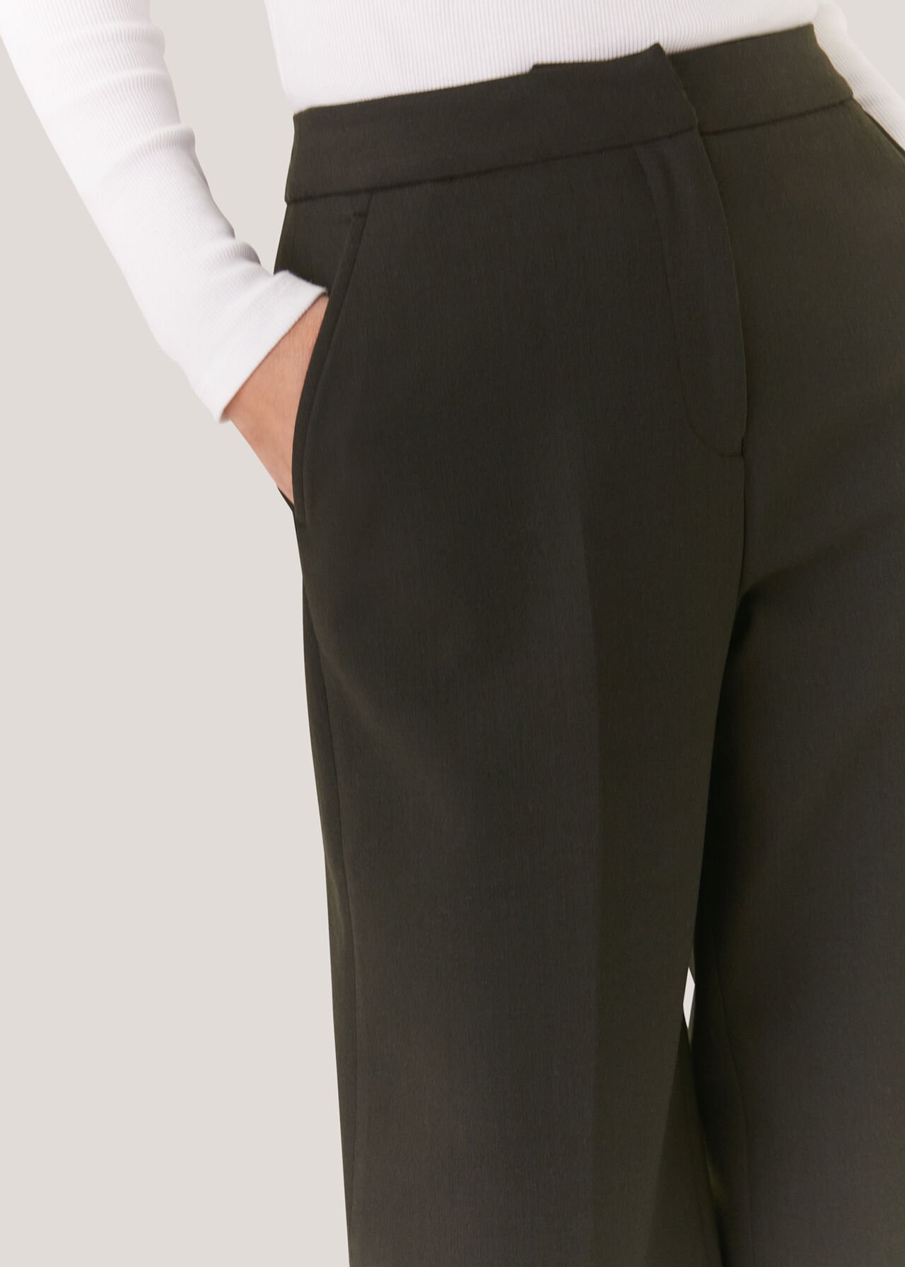 Natalie Wool Blend Trouser