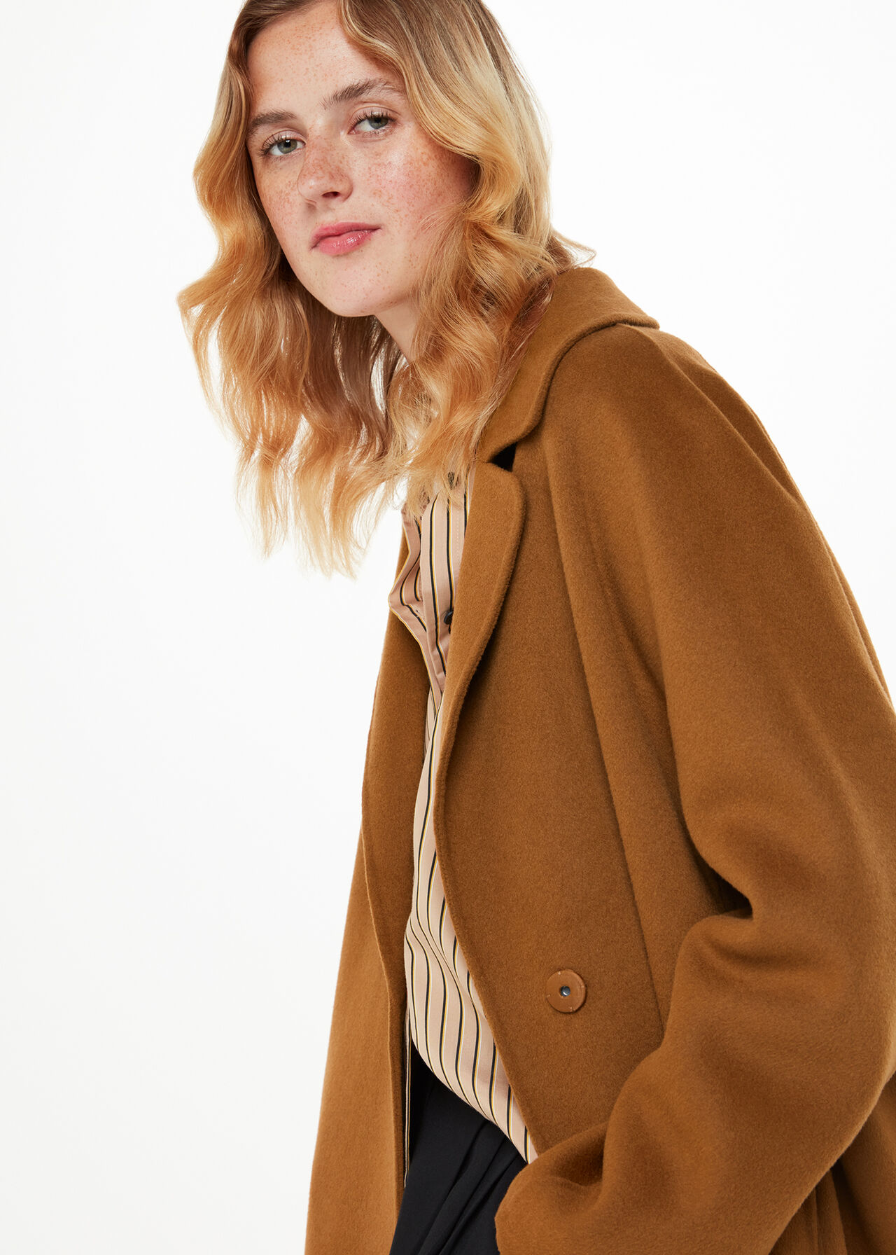 Julia Wool Double Faced Coat