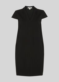 Ponte Jersey Paige Dress Black