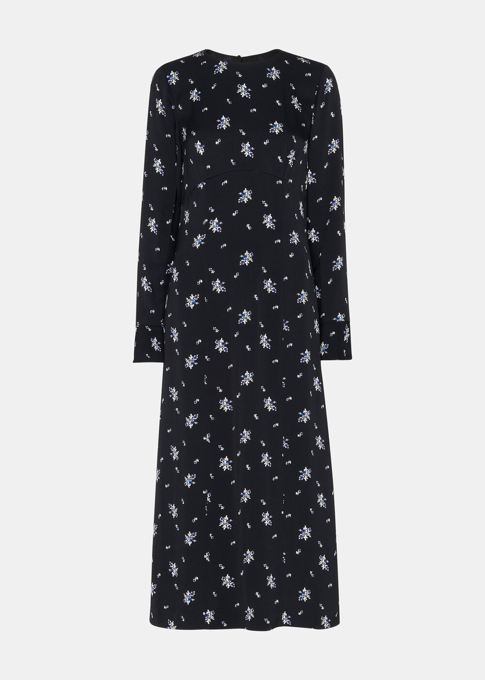 Romantic Satin Midi Dress