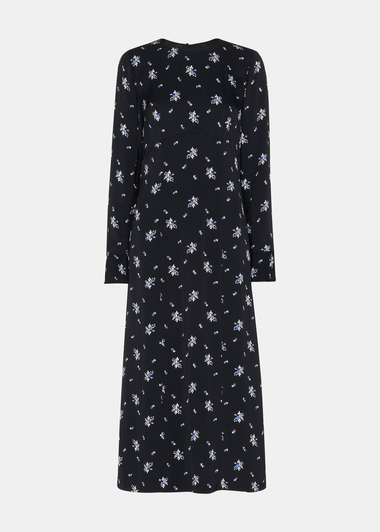 Romantic Satin Midi Dress