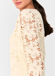 Floral Crochet Knit Dress