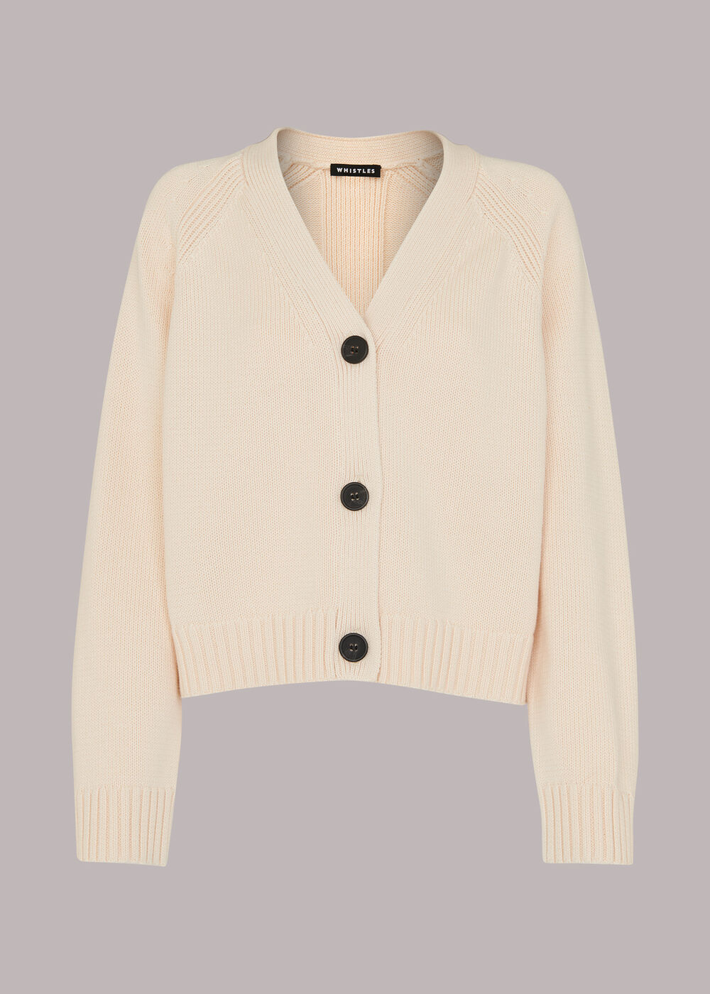 Petite Karine Rib Detail Cardigan