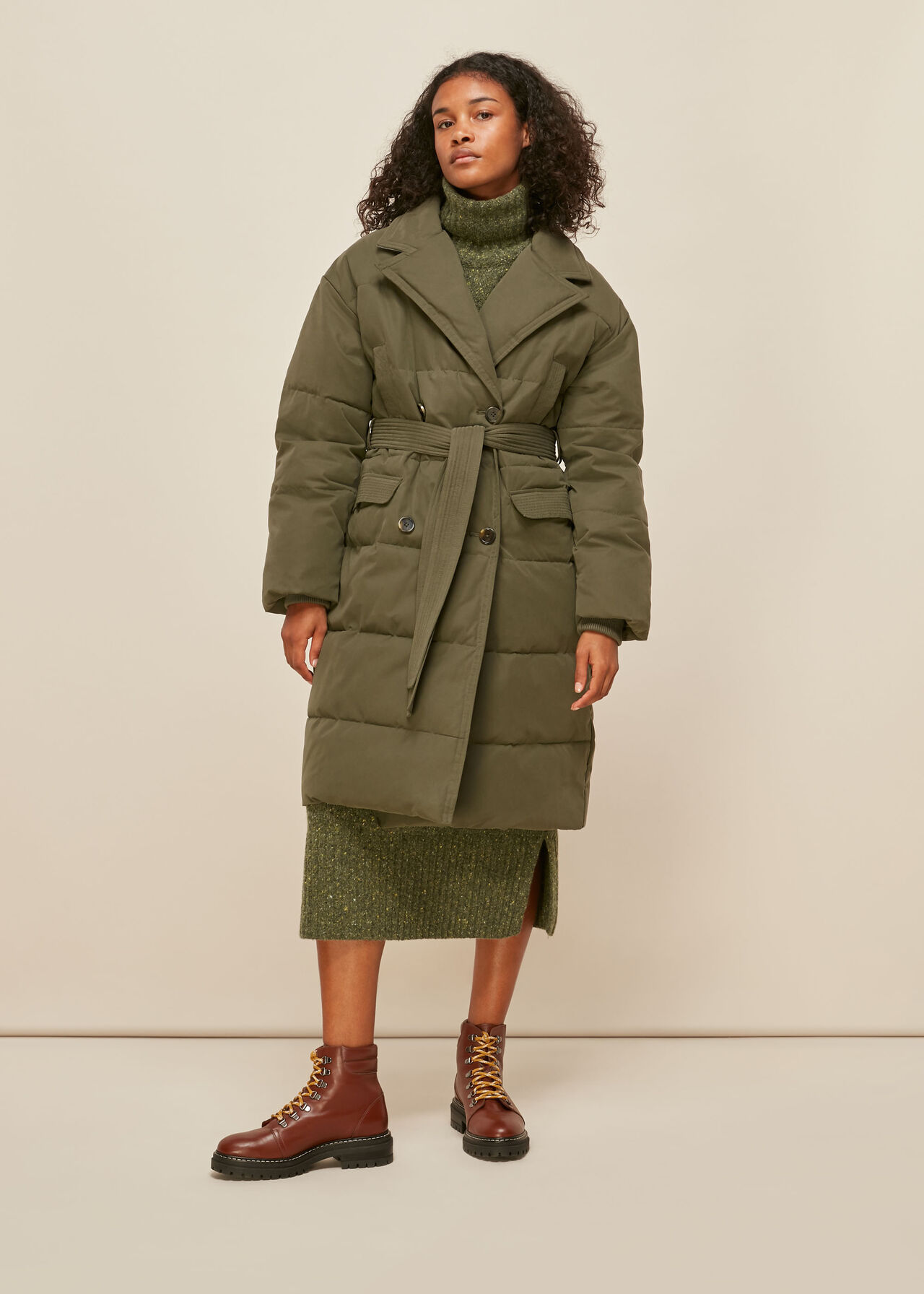 Trench Puffer Coat