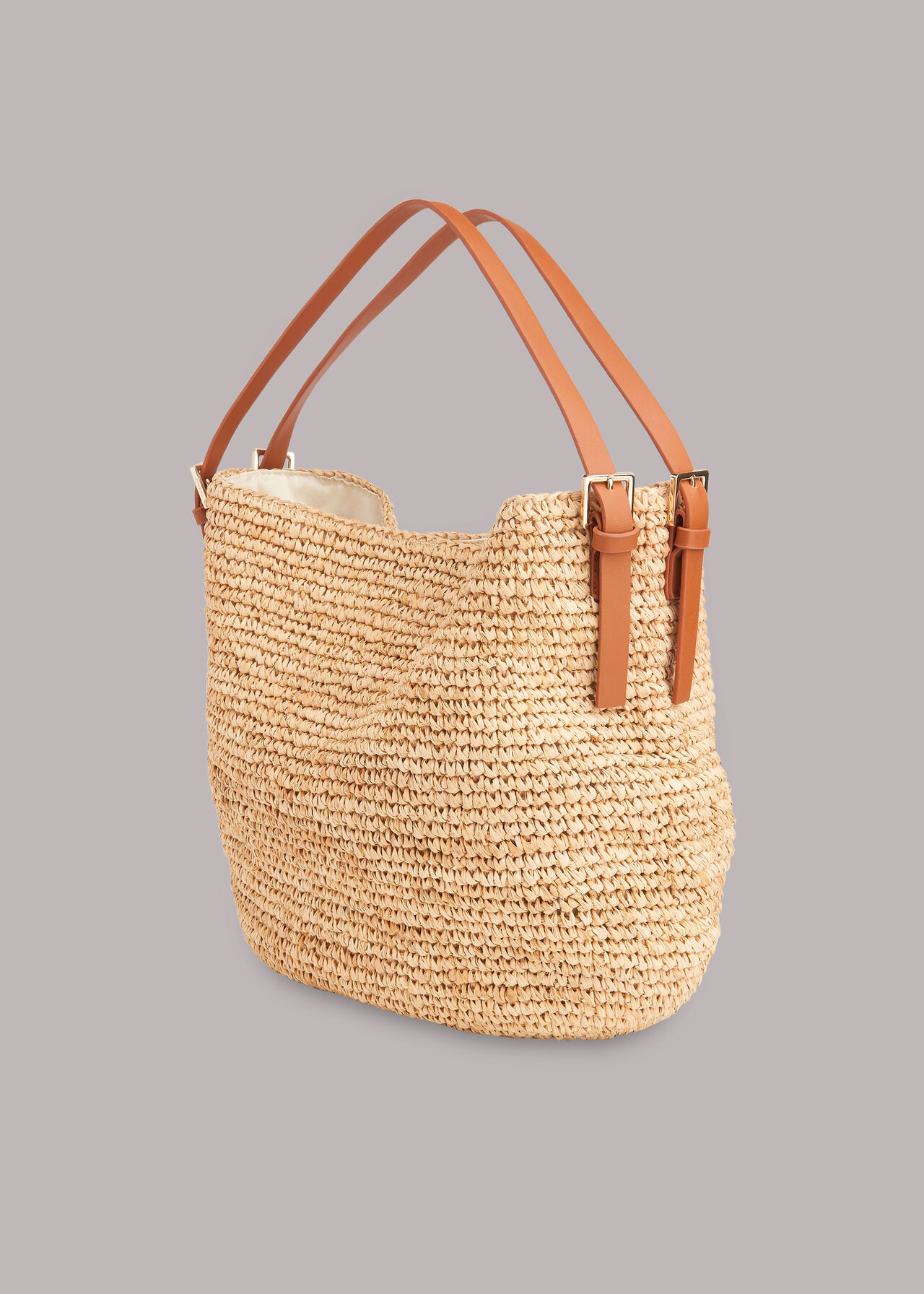 Aria Straw Shoulder Bag
