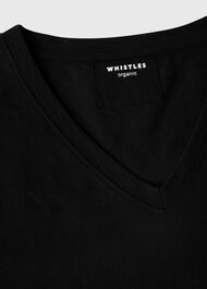 Willa V-Neck Cap Sleeve Tee