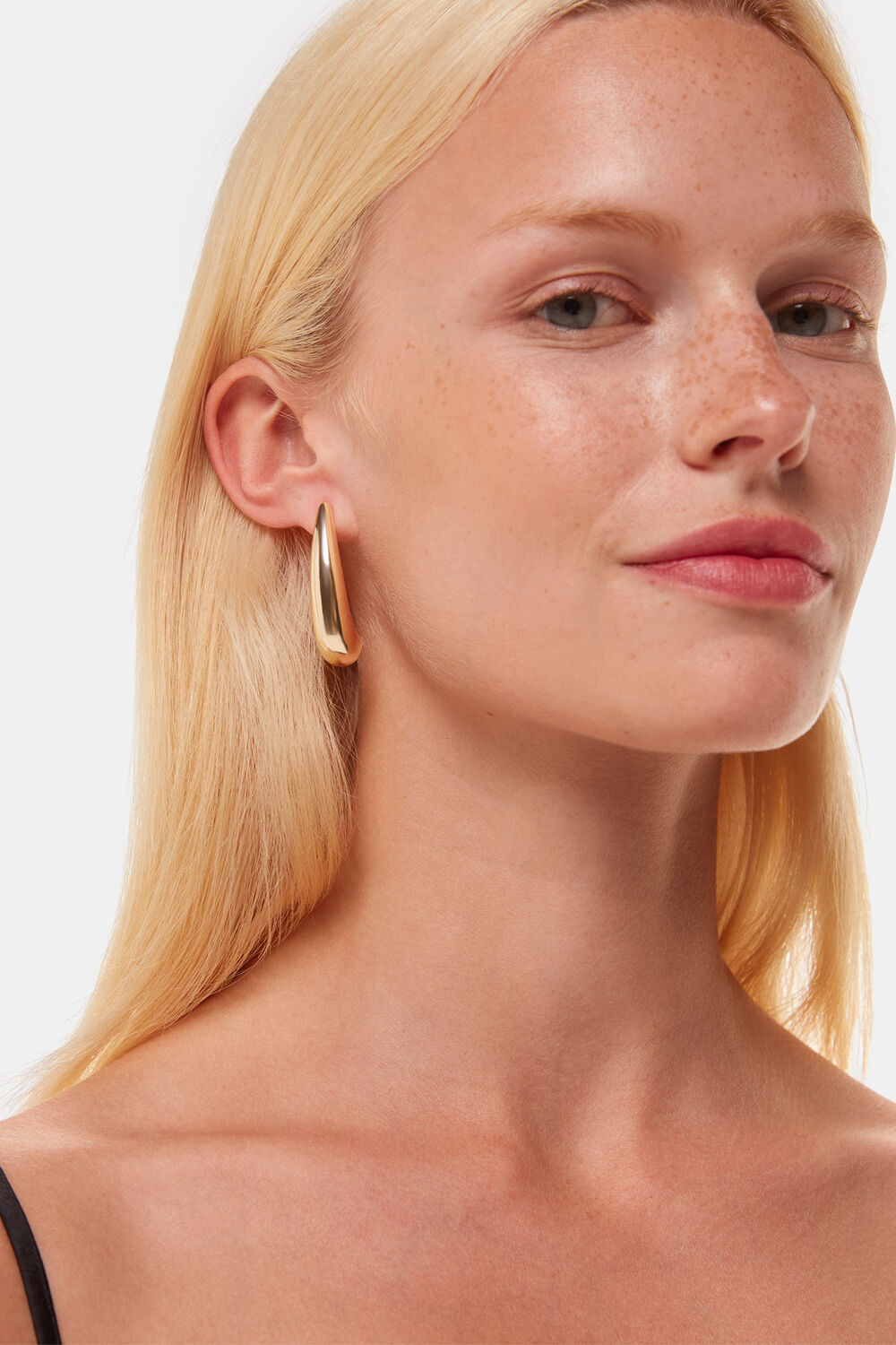 Long Curved Earring
