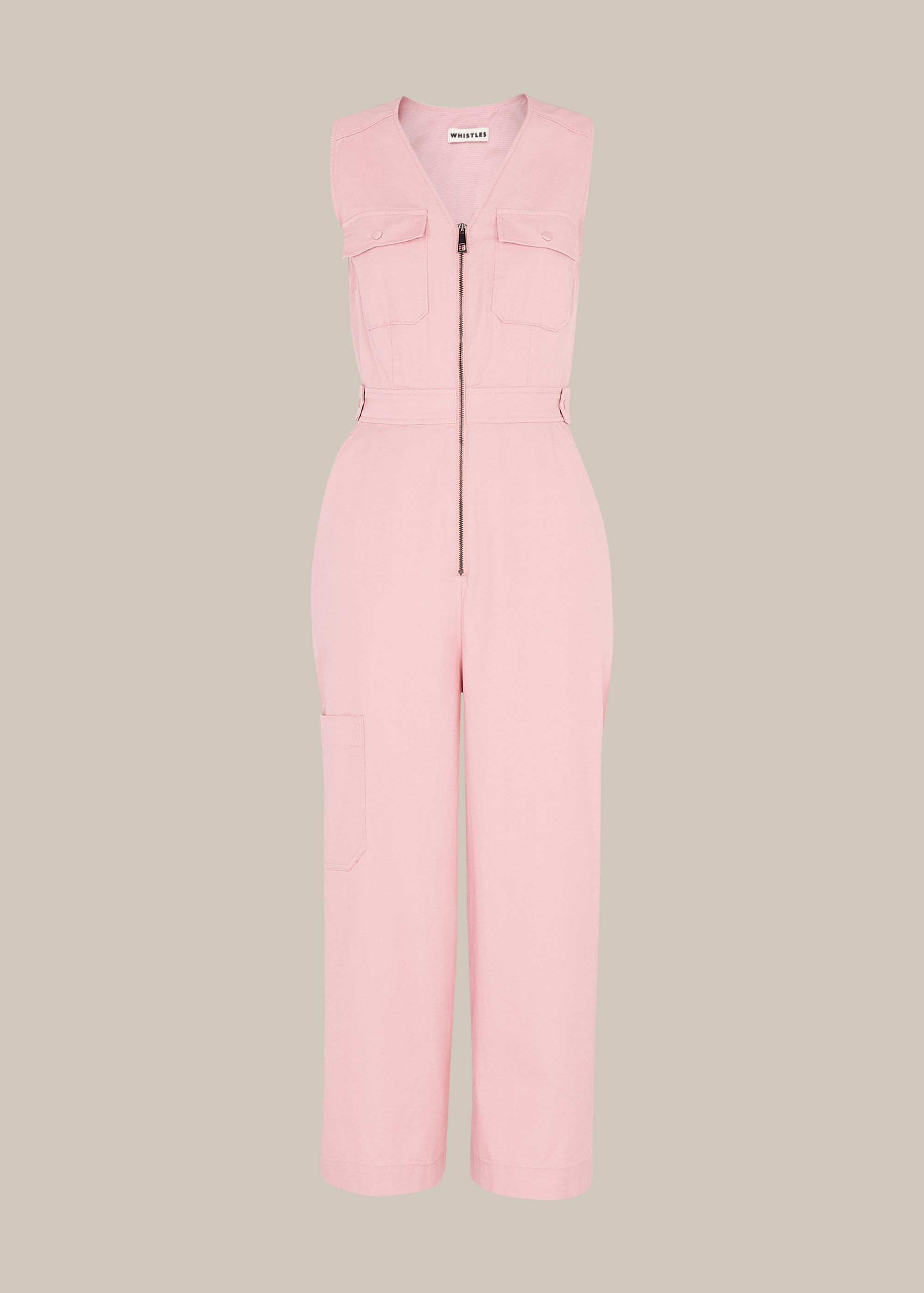 Whistles pink discount jumpsuit