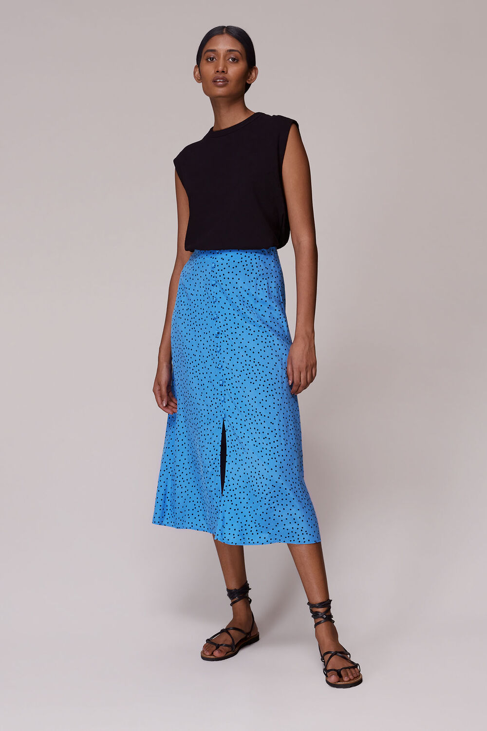 Irregular Spot Skirt