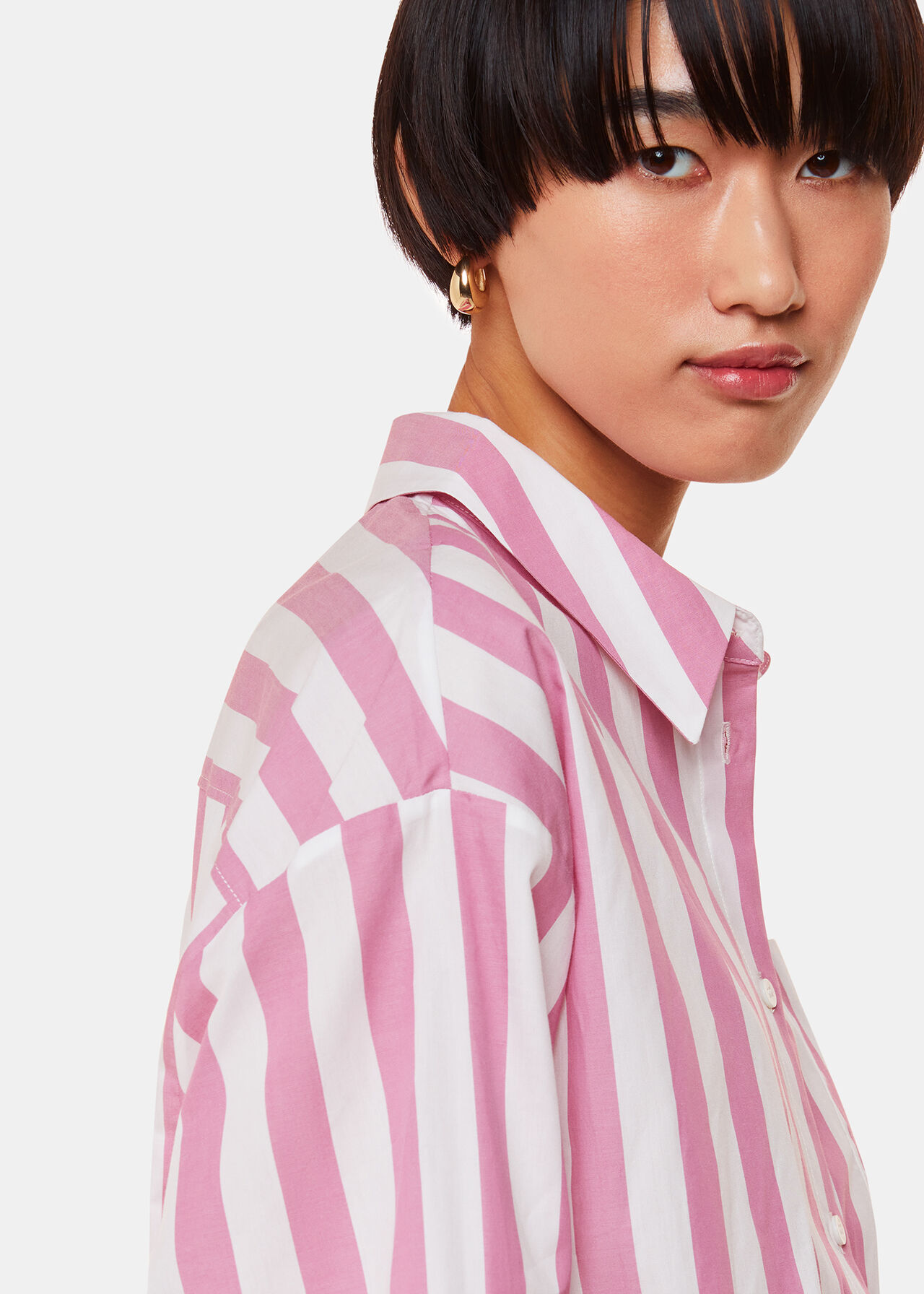 Stripe Oversized Shirt