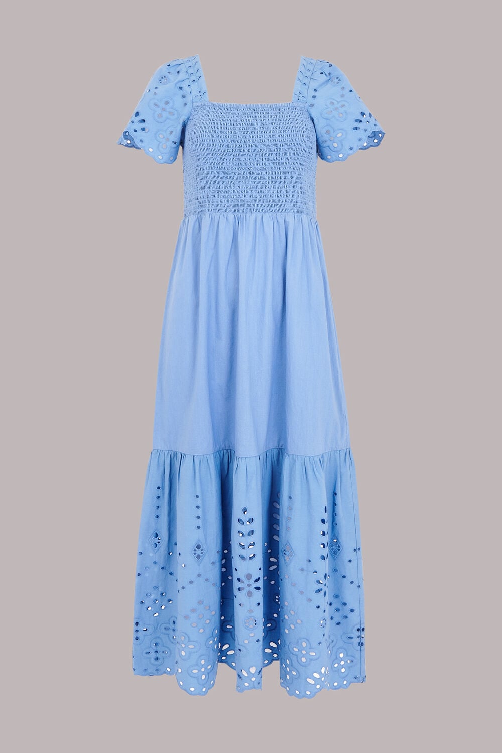 Carrie Broderie Midi Dress