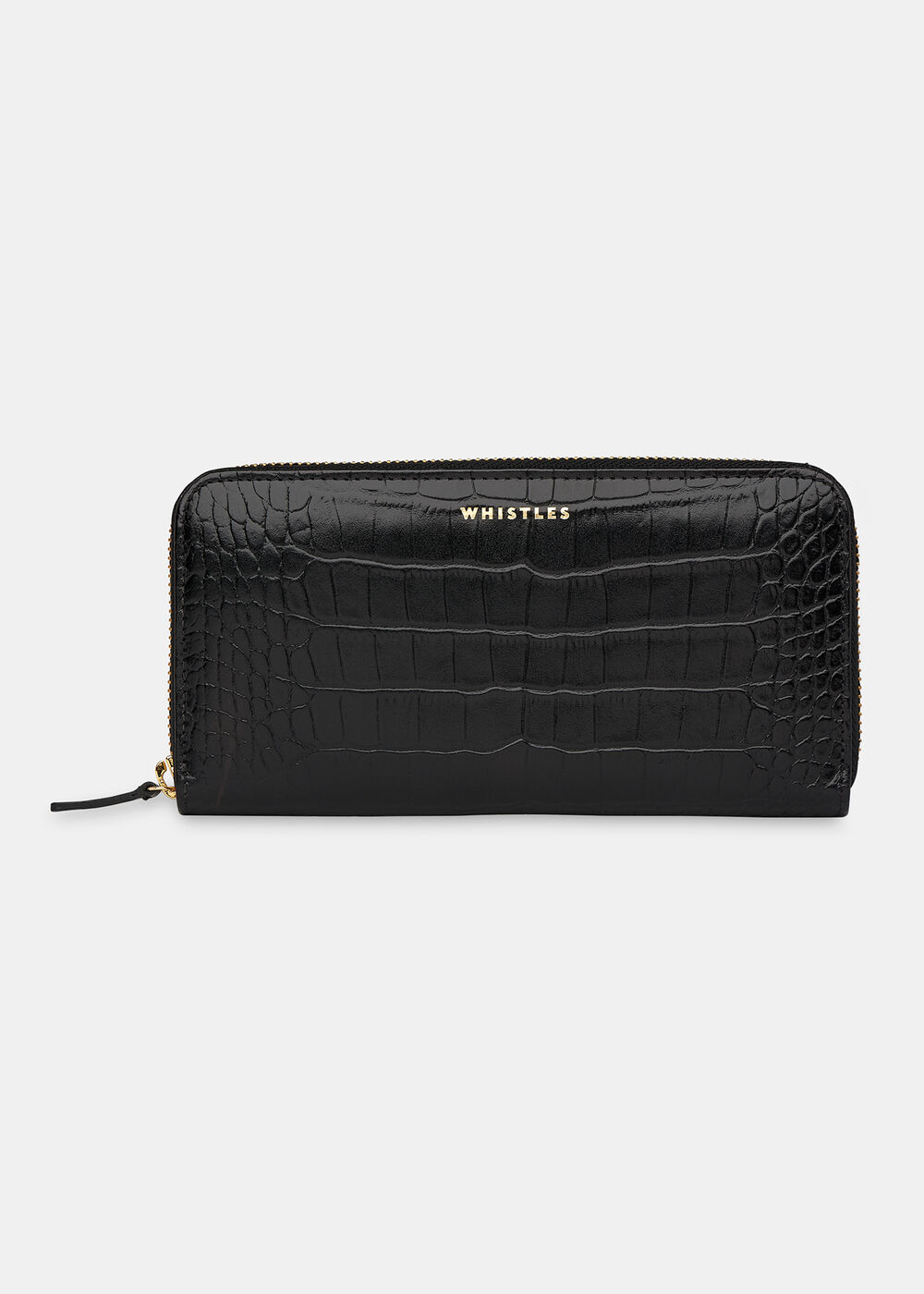 Shiny Croc Long Purse