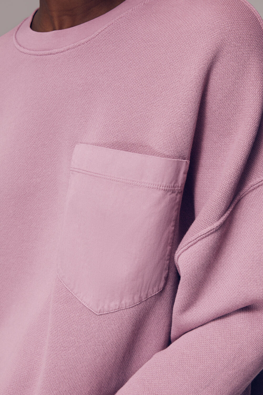 Denim Pocket Sweat